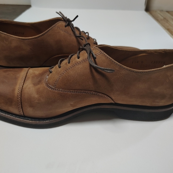 Cole Haan Brown Suade Leather Oxfords Size 11.5 Made In The USA - Picture 6 of 11